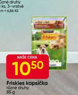 Friskies kapsička pro psy různé druhy 85 g 