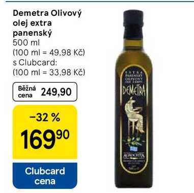 Demetra Olivový olej extra panenský, 500 ml  
