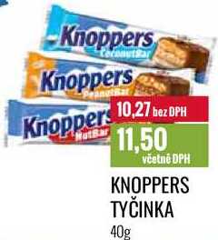 KNOPPERS TYČINKA 40g 