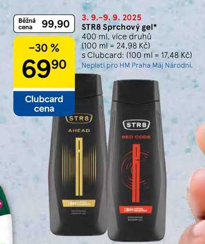 STR8 Sprchový gel, 400 ml, více druhů