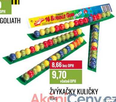 ŽVÝKAČKY KULIČKY 16ks 