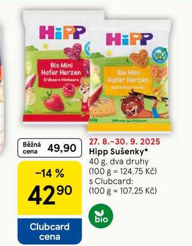 Hipp Sušenky, 40 g 