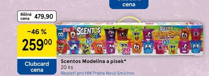 Scentos Modelína a písek, 20 ks  