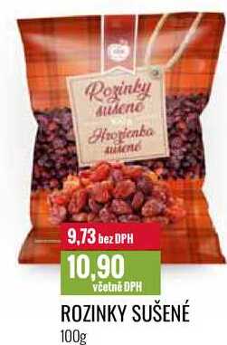ROZINKY SUŠENÉ 100g 