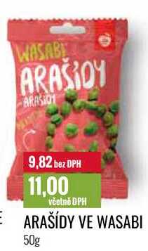 ARAŠÍDY VE WASABI 50g 