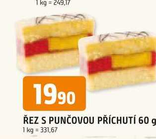 ŘEZ S PUNČOVOU PŘÍCHUTÍ 60 g 