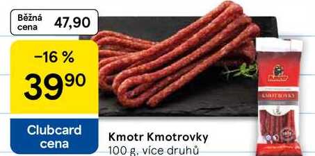 Kmotr Kmotrovky, 100 g, více druhů 