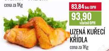 UZENÁ KUŘECÍ KŘÍDLA cena za 1Kg 