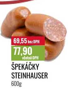 ŠPEKÁČKY STEINHAUSER 600g 