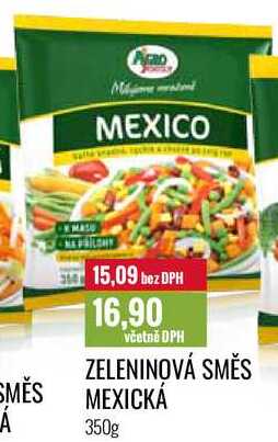 ZELENINOVÁ SMĚS MEXICKÁ 350g 