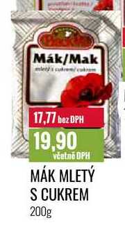 MÁK MLETÝ S CUKREM 200g