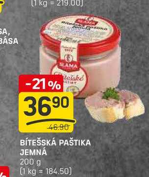 BÍTEŠSKÁ PAŠTIKA JEMNÁ 200 g 