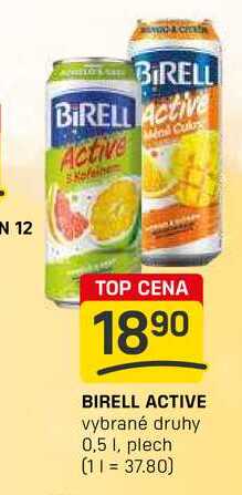 BIRELL ACTIVE vybrané druhy 0,5 1, plech