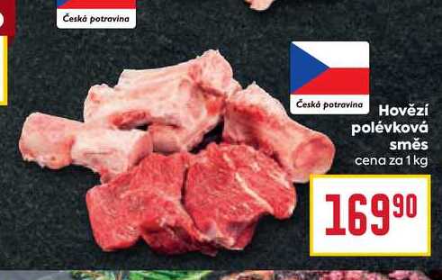 Hovězí polévková směs cena za 1 kg