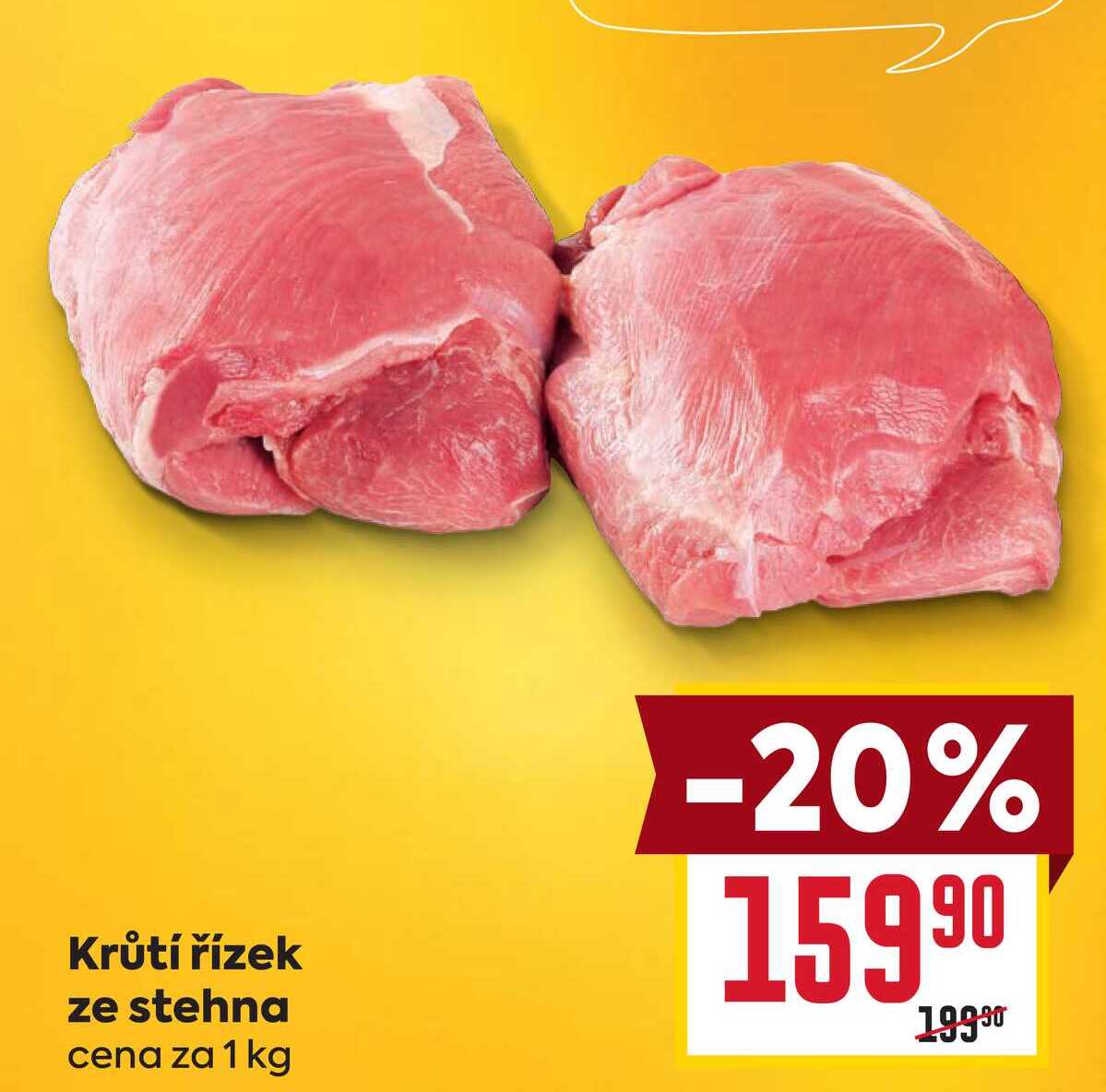 Krůtí řízek ze stehna cena za 1 kg 