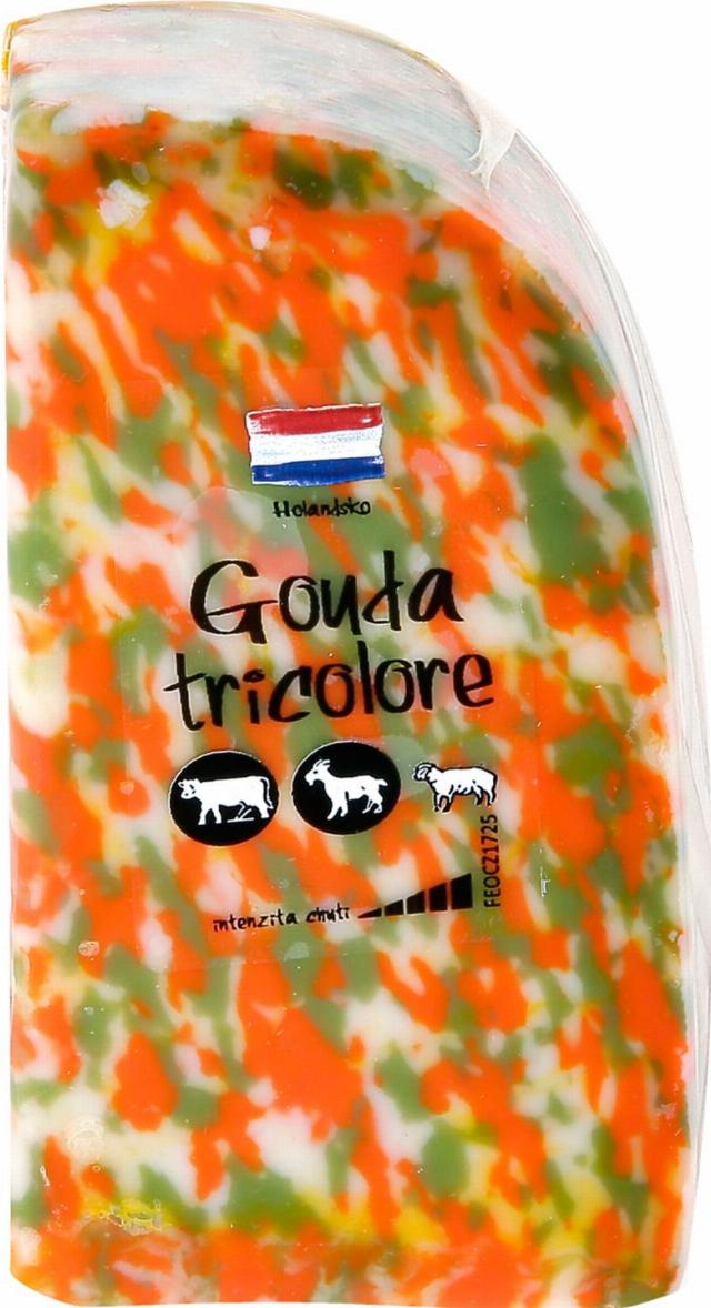 Gouda Trikolóra 3 druhy sýra