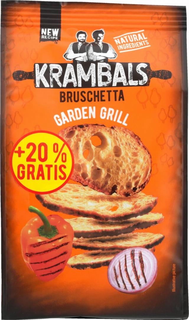 Krambals Bruschetta grilovaná zelenina