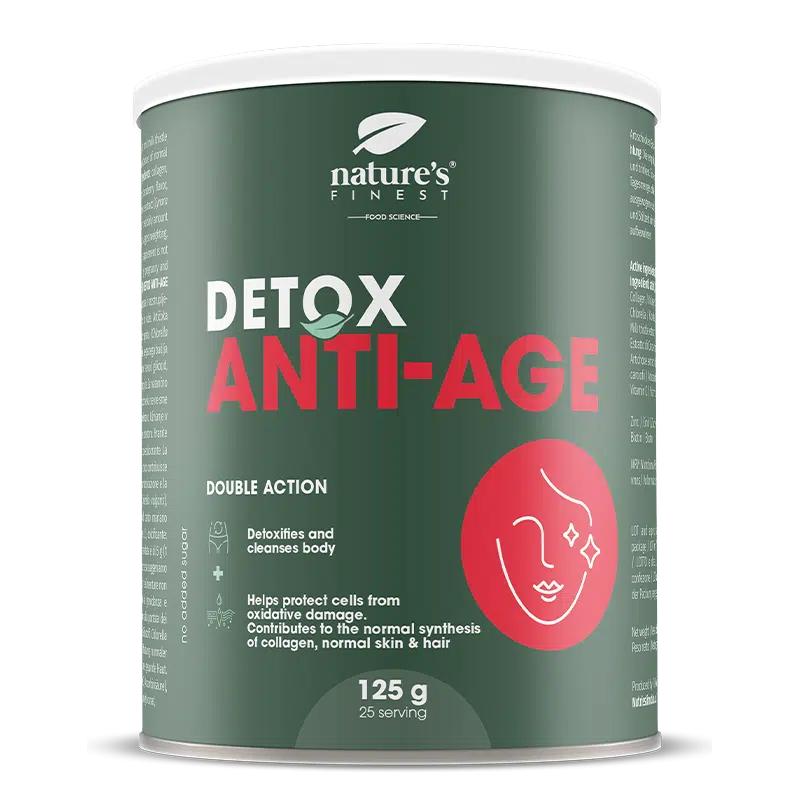 Detox Anti-Age | Nápoj proti stárnutí | Kolagenová náhrada | Vitamíny na nehty a vlasy | Boj proti vráskám | Přírodní
