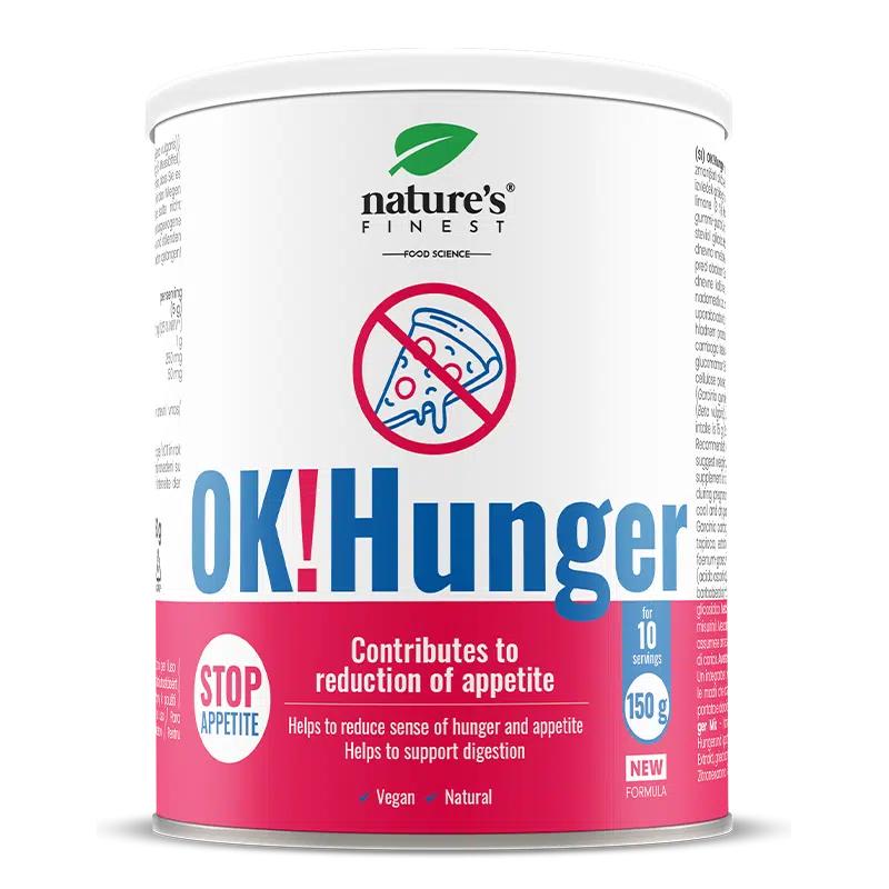 Ok!Hunger | Kontrola chuti k jídlu | Řízení váhy | Podpora trávení | Glukomannan | Fenykl řecký | Vitamín C | Potlačení hladu