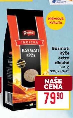 Basmati Rýže extra dlouhá 800 g 