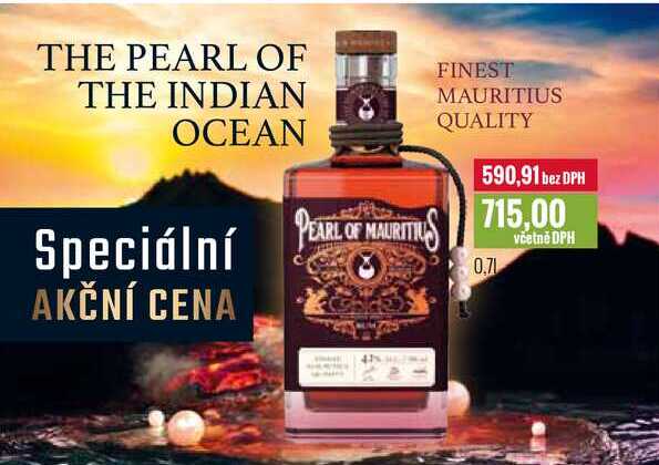 THE PEARL OF THE INDIAN OCEAN 0,7l