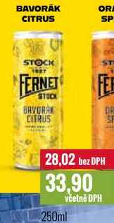 BAVORÁK CITRUS 250ml v akci