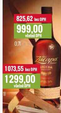 Ron Zacapa 0,7l, 1l