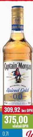 Captain Morgan Spiced Gold nealko 0,7l