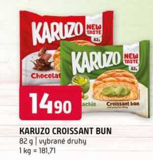KARUZO CROISSANT BUN 82 g