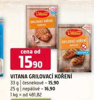 VITANA GRILOVACÍ KOŘENÍ 33 g