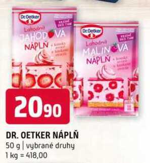 DR. OETKER NÁPLŇ 50 g