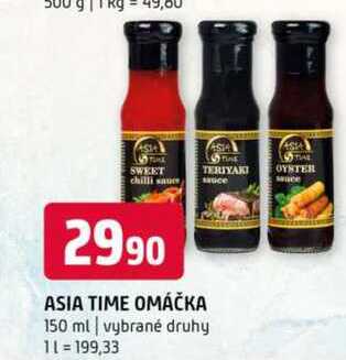 ASIA TIME OMÁČKA 150 ml