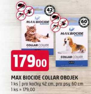 MAX BIOCIDE COLLAR OBOJEK 1 ks
