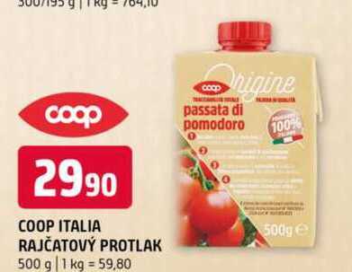 COOP ITALIA RAJČATOVÝ PROTLAK 500 g