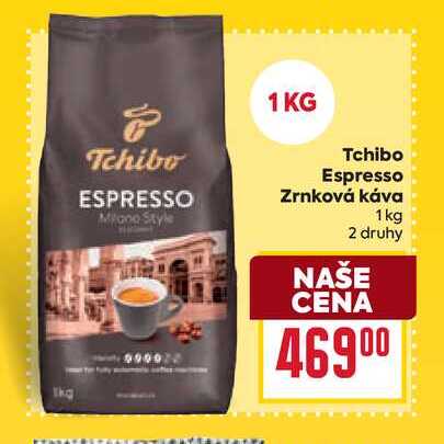 Tchibo Espresso Zrnková káva 1kg