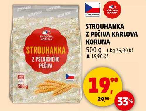 STROUHANKA Z PEČIVA KARLOVA KORUNA, 500 g 