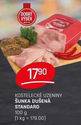 ŠUNKA DUŠENÁ STANDARD 100g