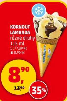 KORNOUT LAMBADA různé druhy, 115 ml  