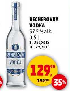 BECHEROVKA VODKA 37,5% alk., 0,5 l