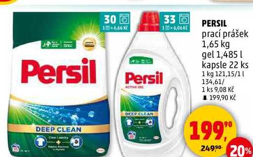 PERSIL prací prášek, 1,65 kg 