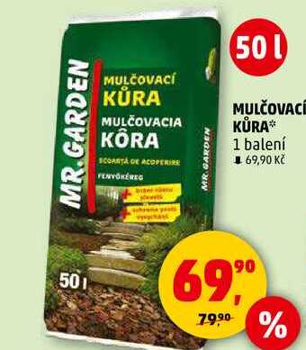 MULČOVACÍ KŮRA, 1 balení