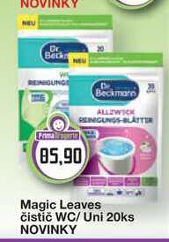 Dr. Beckmann Magic Leaves čistič WC/ Uni 20ks 