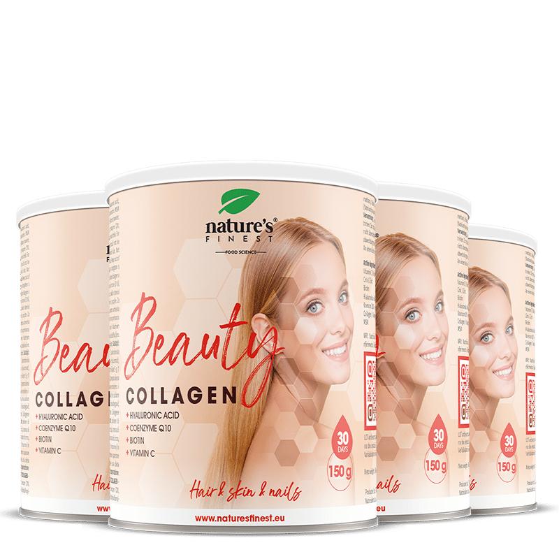 100% Čistý Kolagen | 4x Beauty Collagen s Hyaluronem | Nejlepší Kolagenový Nápoj v České republice | od Nature's Finest