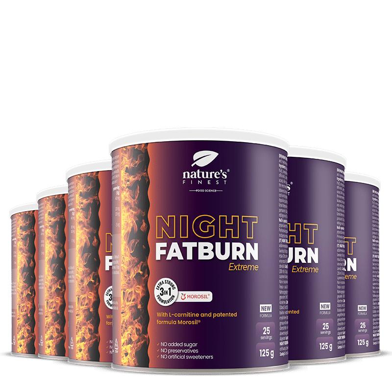 100% Morosil® | 6x Night FatBurn Extreme® od Nature's Finest | Nejlepší Noční Produkty pro Hubnutí v České republice | Organické