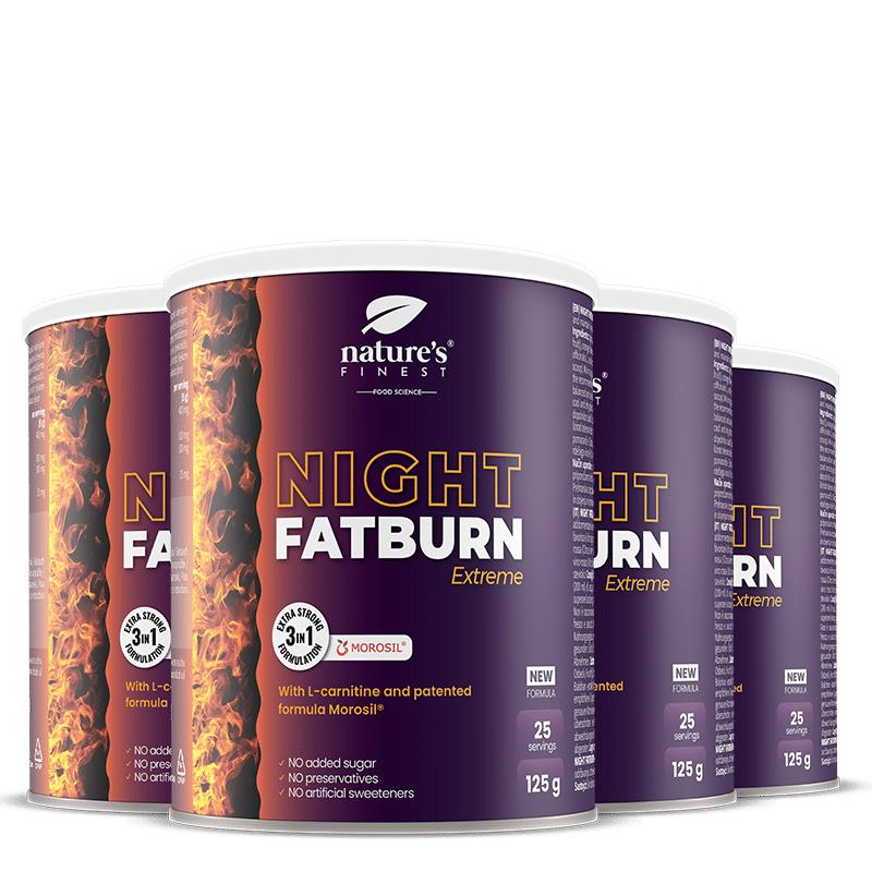 100% Morosil® | 4x Night FatBurn Extreme® od Nature's Finest | Nejlepší Noční Produkty pro Hubnutí v České republice | Organické