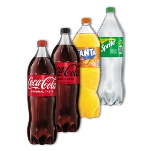 COCA COLA, FANTA, SPRITE, KINLEY TONIC