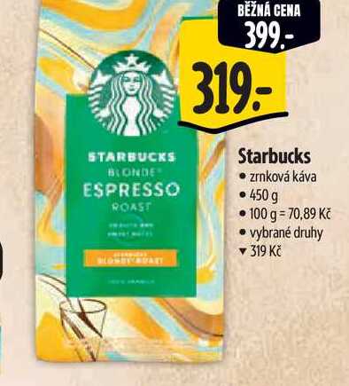  Starbucks zrnková káva  450 g  