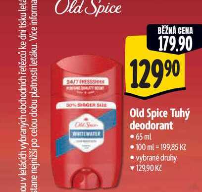   Old Spice Tuhý deodorant 65 ml  