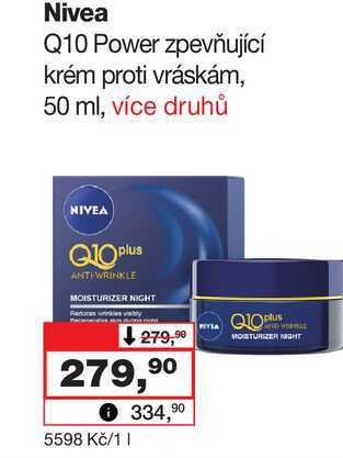 Nivea Q10 Power zpevňující krém proti vráskám, 50 ml