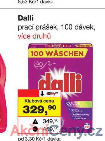 Dalli prací prášek, 100 dávek